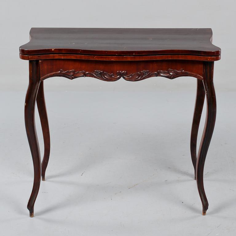 SPELBORD, nyrokoko, 1800-talets senare hälft.