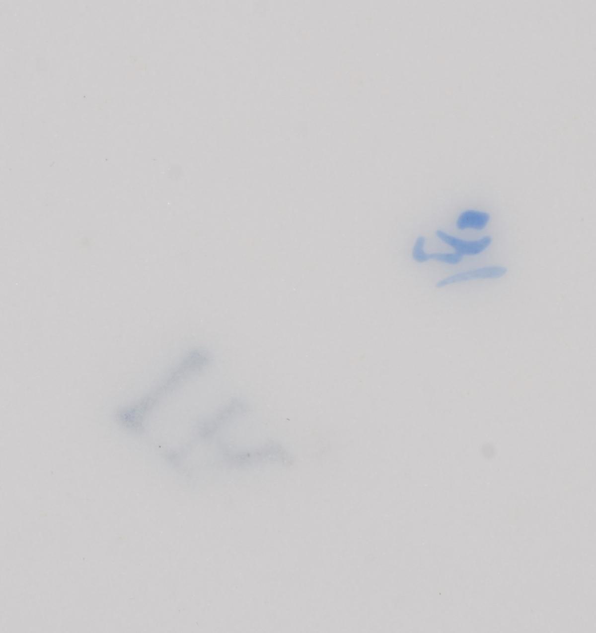 TALLRIK, porslin, Gardner, Ryssland. 1800-tal.