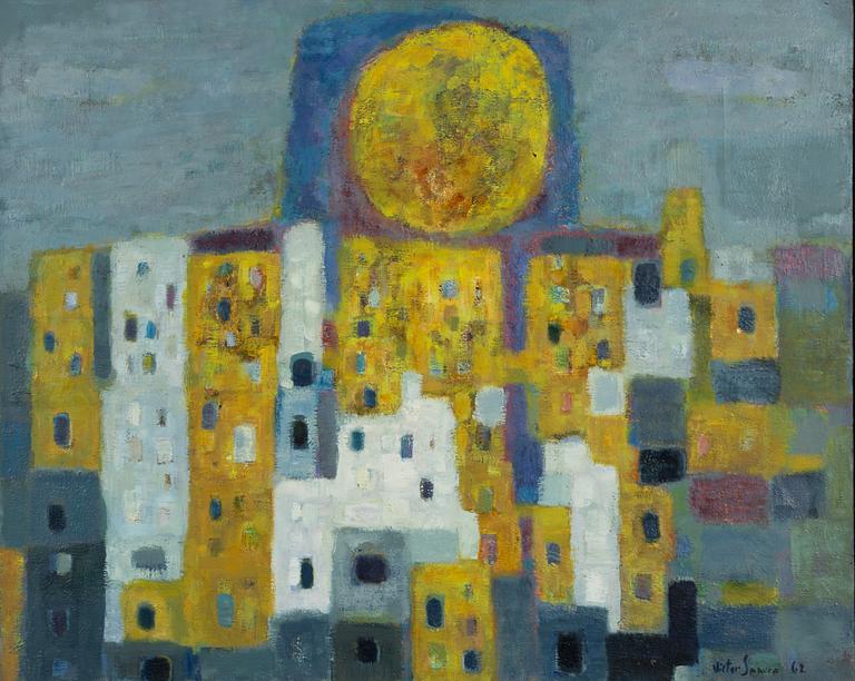 Viktor Sparre Smith, "Måne over byen".