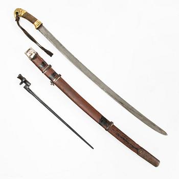 Shaska, model 1881 för kosacker, Ryssland, daterad 1930.