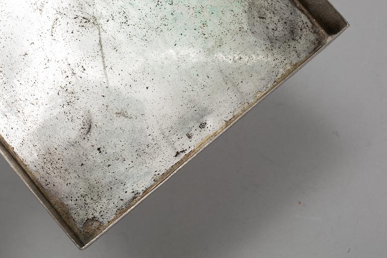 A silver box, first half of the 20th century.