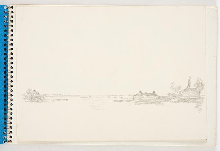 Lotte Laserstein, 3 skissböcker med blyertsteckningar.