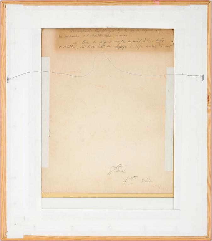ALBERT ENGSTRÖM, tuschteckning, sign.