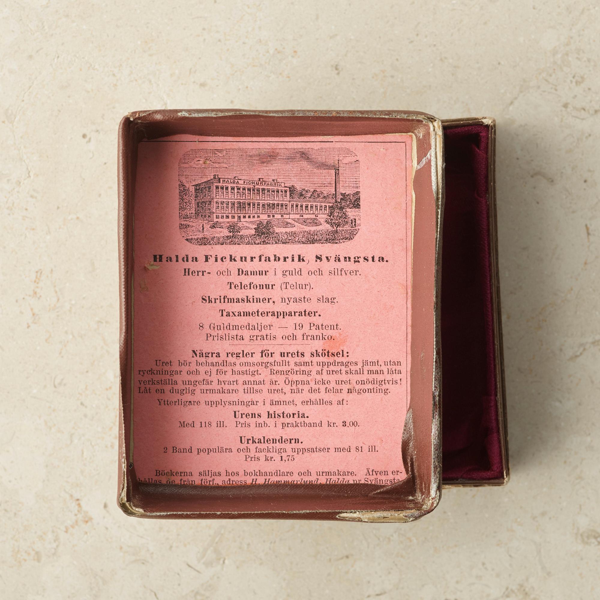 HALDA POCKET WATCH FACTORY, pocket watch, 50 mm,