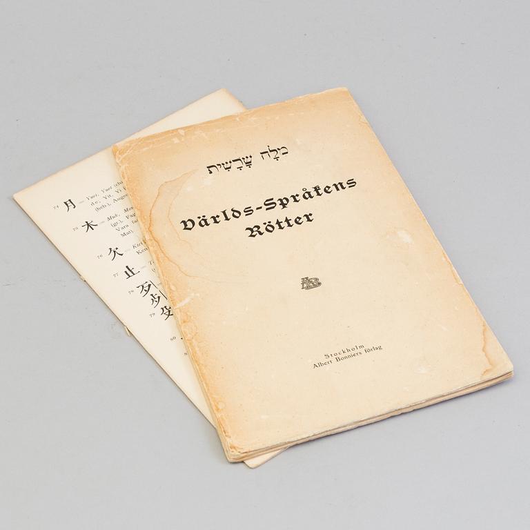 BOK, Dedikation av Strindberg.