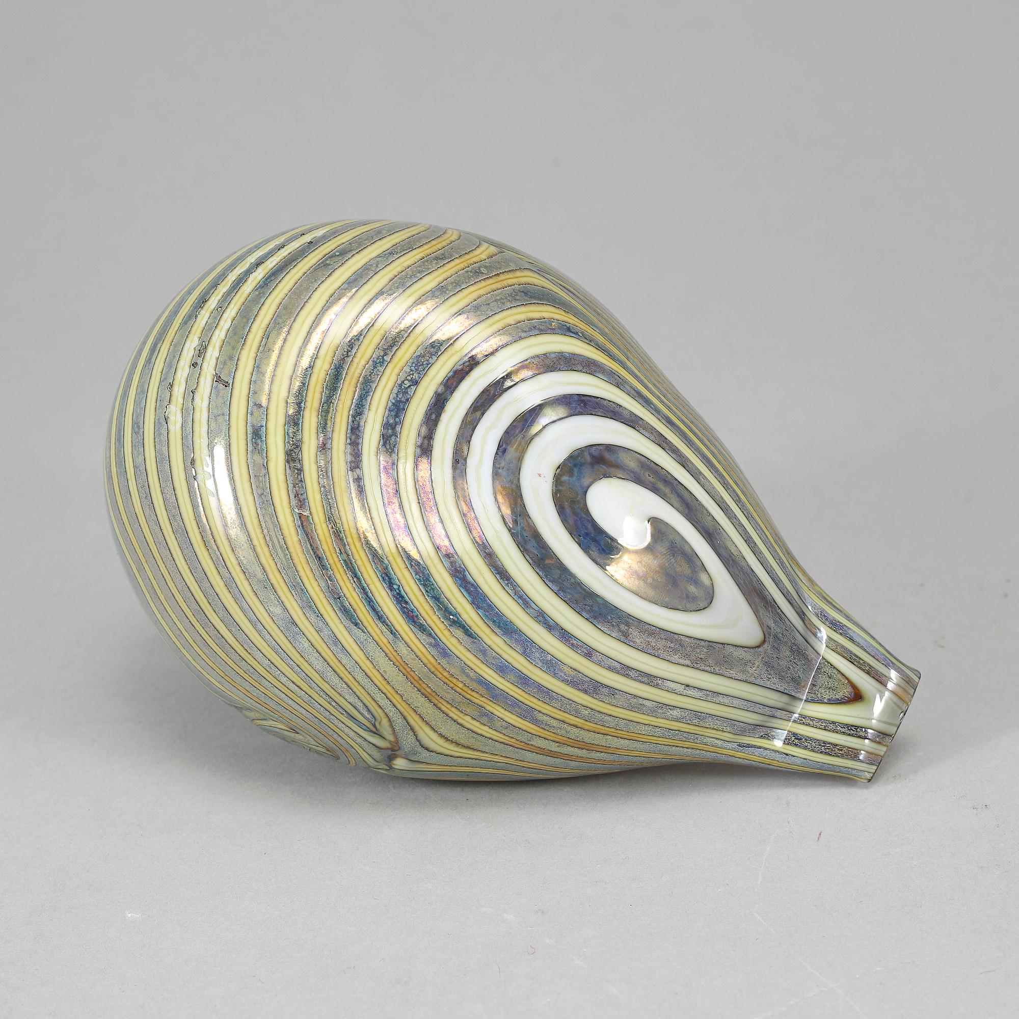 OIVA TOIKKA, lasilintu, Green Long Tailed Duck,  signeerattu O. Toikka Nuutajärvi Notsjö.