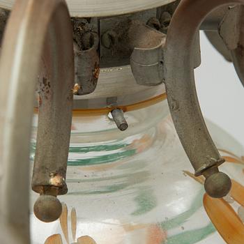 Paavo Tynell, A 1940s '1752/8' chandelier, for Taito and Kauklahden Lasitehdas. Finland.