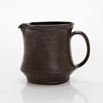 Kyllikki Salmenhaara, a stoneware jug signed KS.