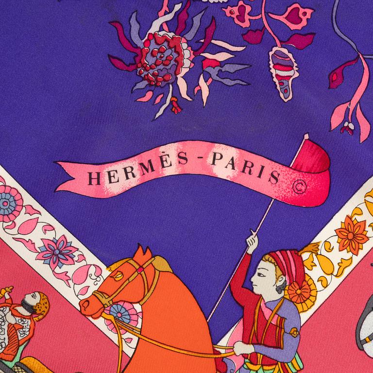 Hermès, a silk scarf, 'Fantasies Indiennes'.