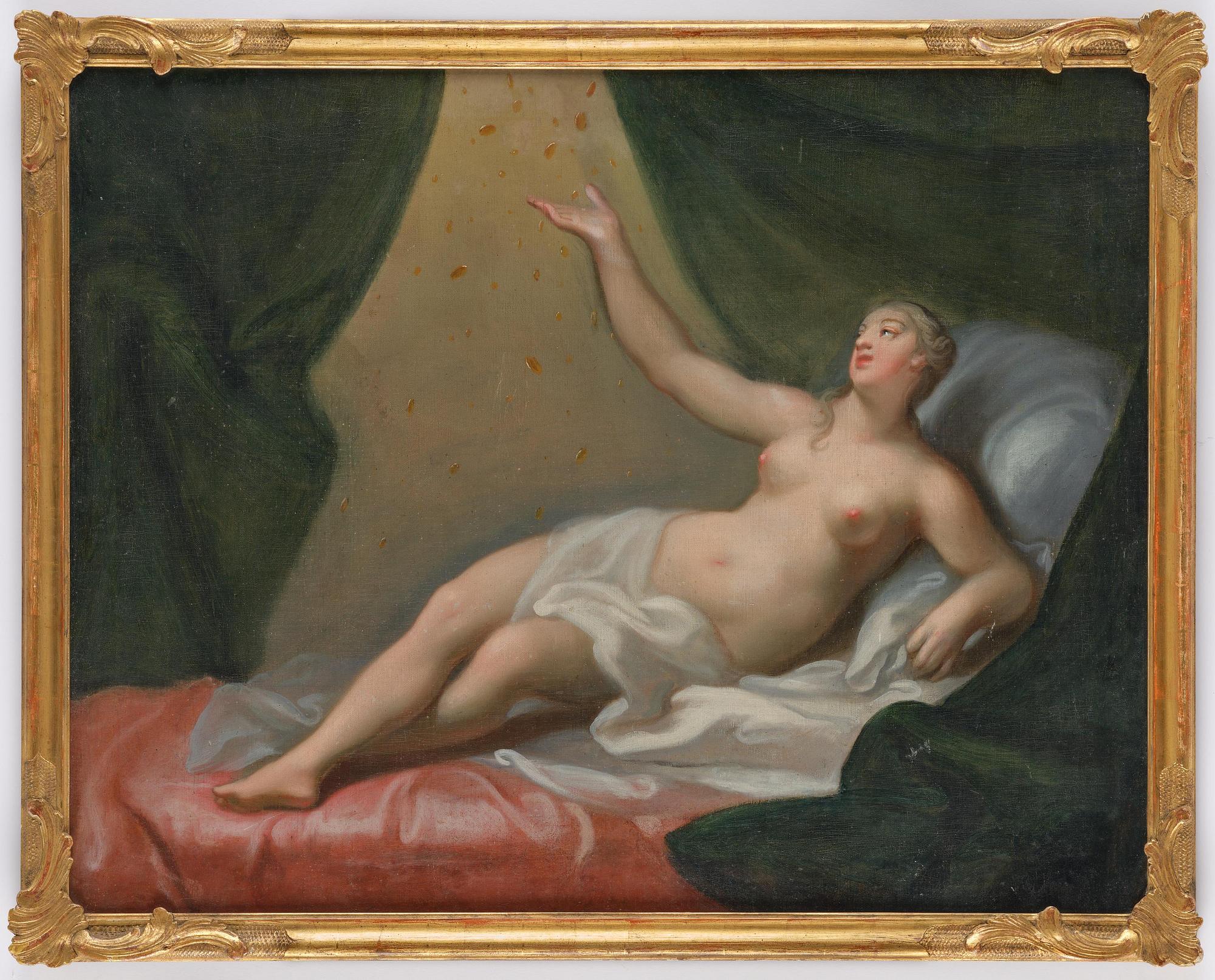 Georg Engelhard Schröder, attributed to, Danaë and the Shower of Gold.