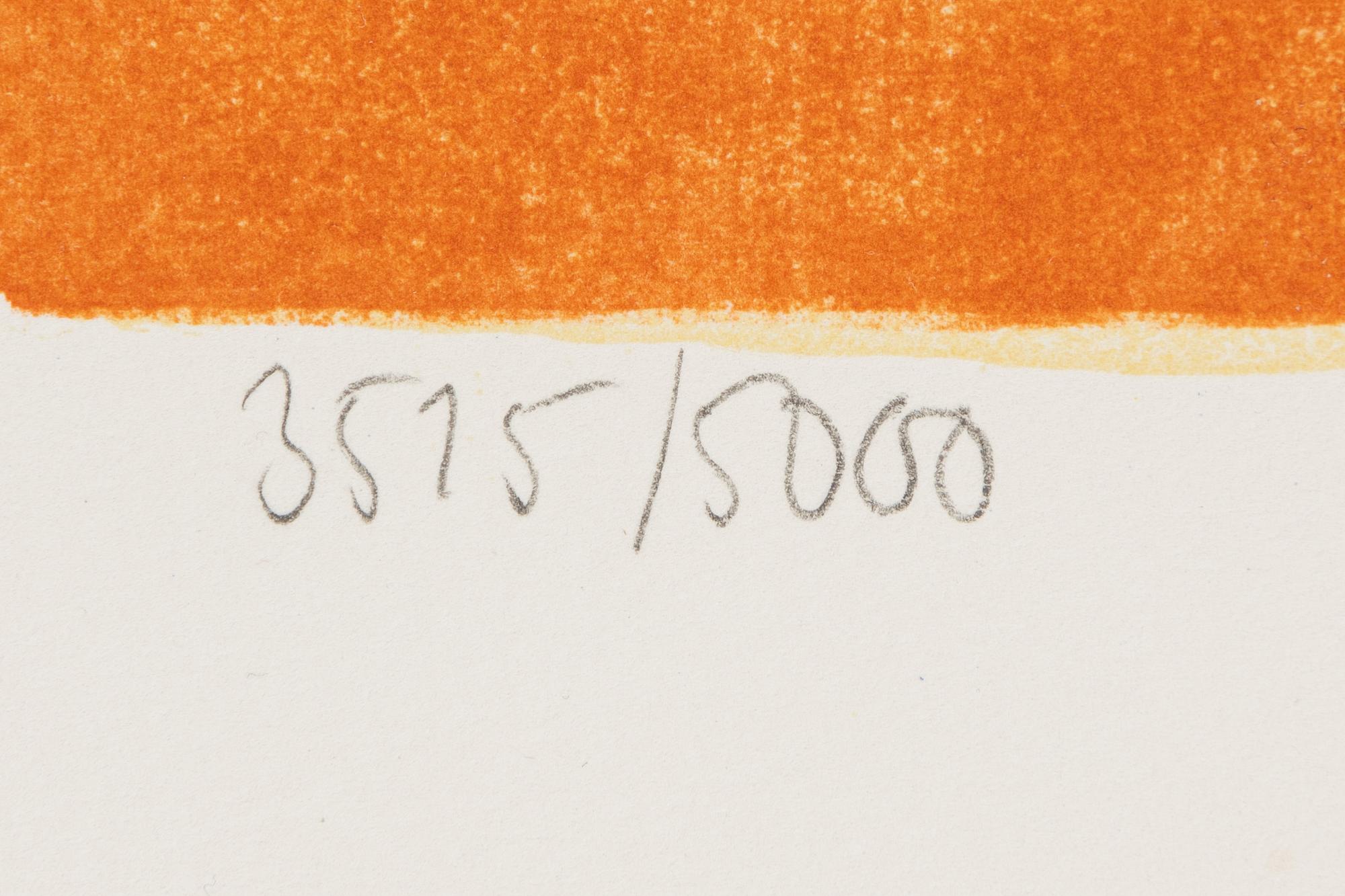 Madeleine Pyk, litografi, signerad, numrerad 3575/5000.