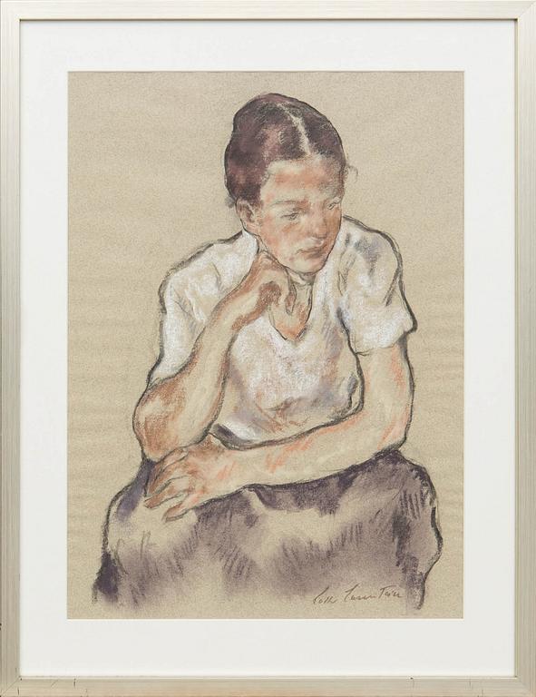 Lotte Laserstein, Seated Woman.