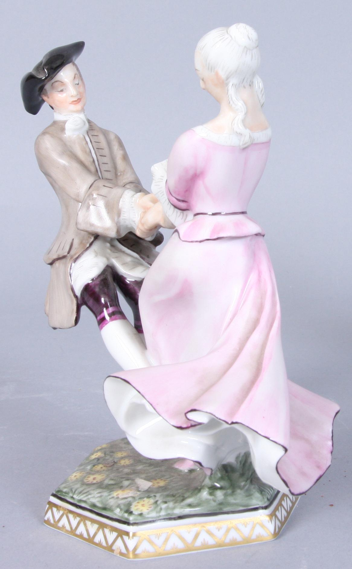 FIGURINER, 2 st, porslin, Bing o Gröndahl.