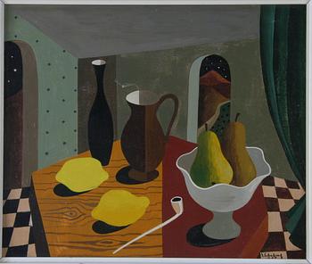 CEDERBERG, ERIC, olja på papp-pannå, sign o dat 1955.