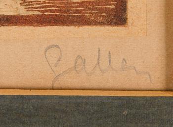 Akseli Gallen-Kallela, "Inspiration".