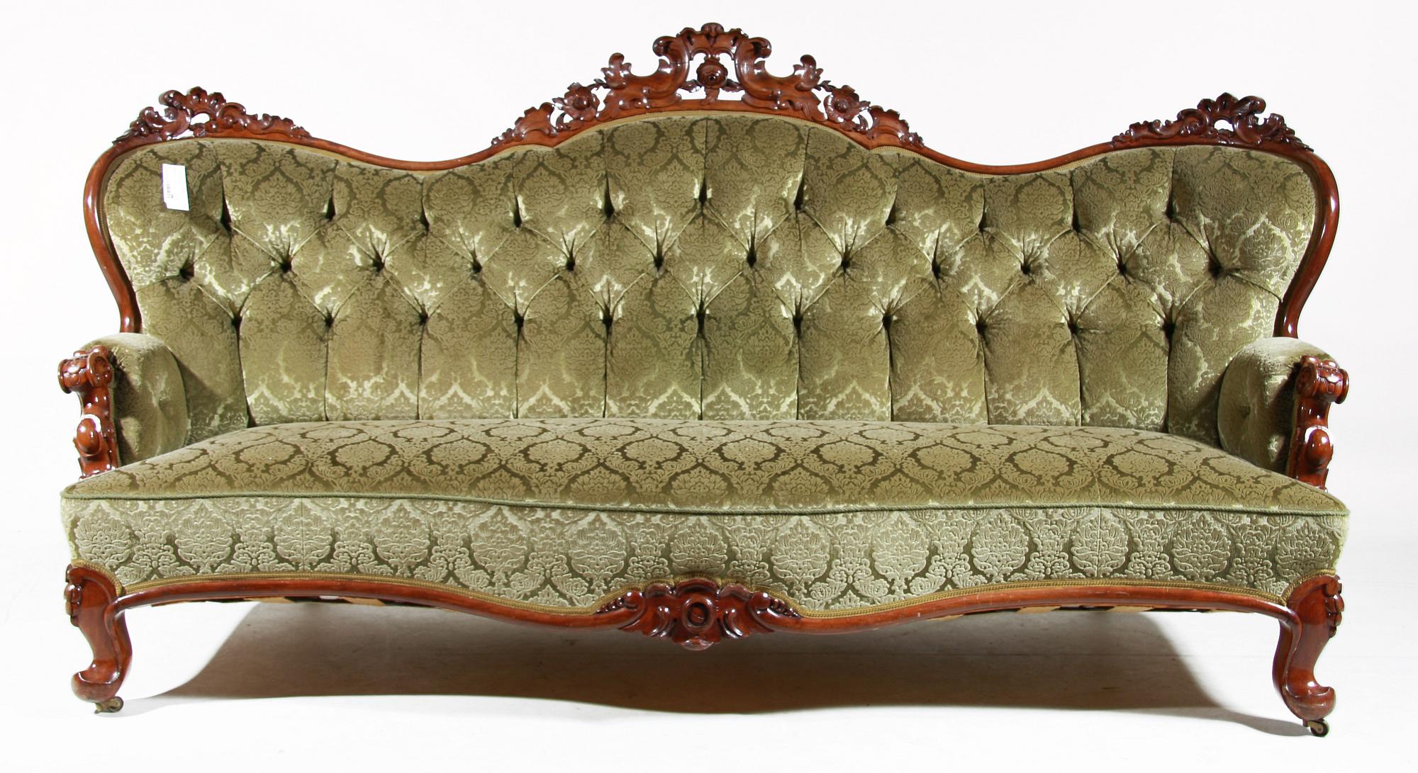 SALONGSGRUPP, 6 delar, nyrokoko, 1800-talets senare del.