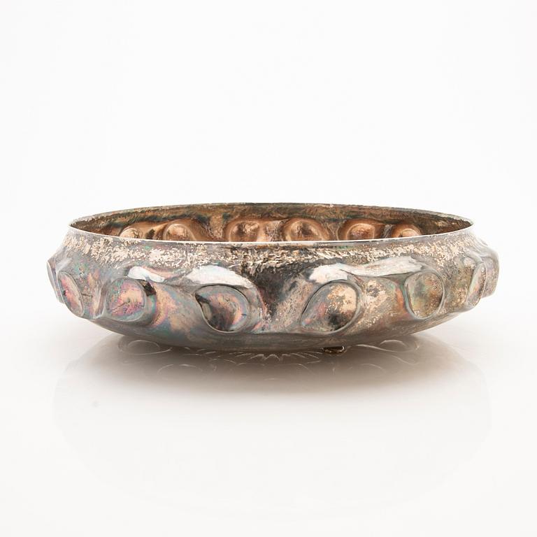 Eric Scott-Robbert, Bowl, silver, Trosa, 1969.