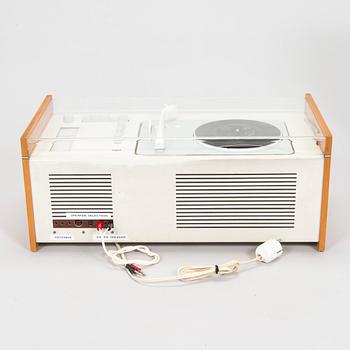 Dieter Rams, radiogrammofoni, "Phonosuper SK-5", Hans Gugelot & Dieter Rams, sekä kaiuttimet, "L1", Braun AG. Saksa, 1950-60-luku.