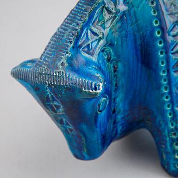 Aldo Londi, Bitossio, tjur samt fat, keramik.