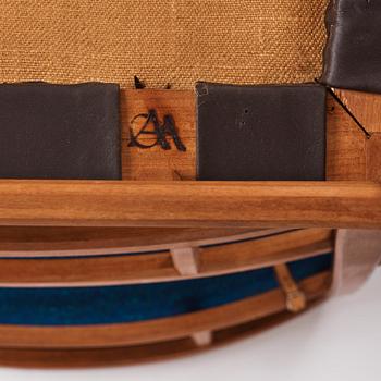 Carl-Axel Acking, an easy chair, "NK Hantverk" Nordiska Kompaniet, 1940s. Provenance Carl Axel Acking.