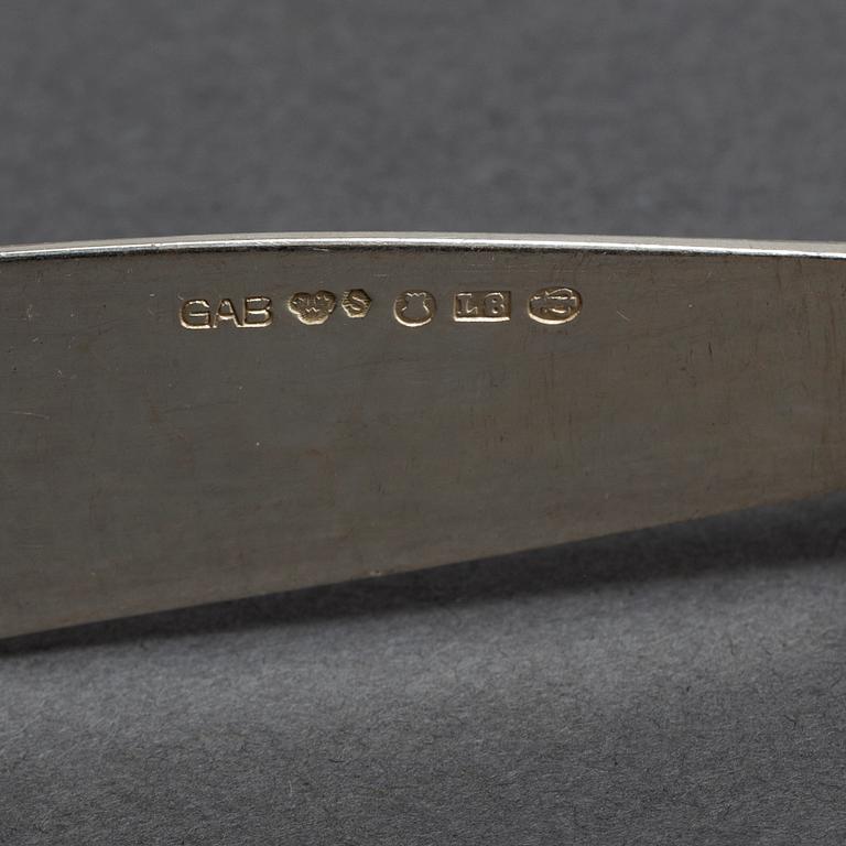 A 56-piece silver cutlery service.