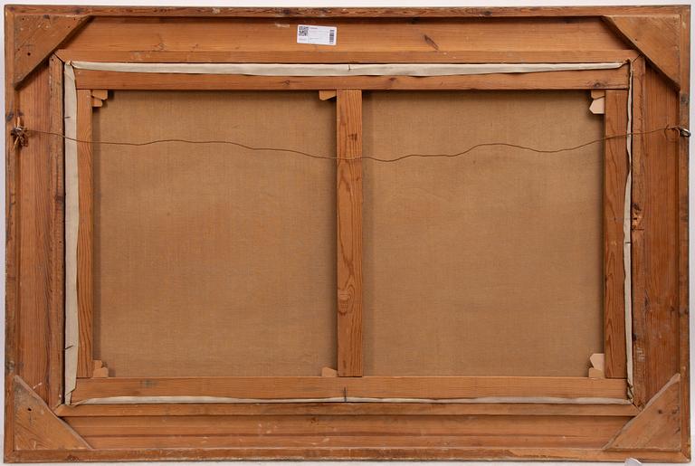 Arvid Mauritz Lindström, Summer landscape at dusk.