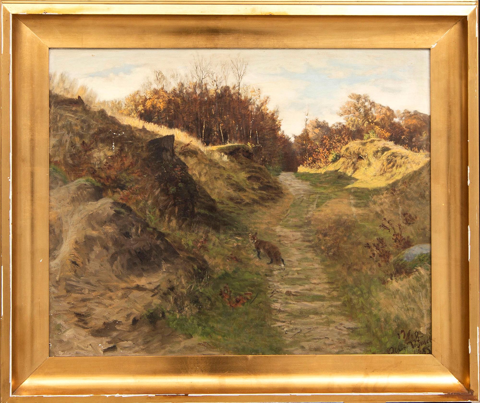 Vilhelm Theodor Fischer, oil on canvas, signed, dated.