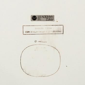 Piet Hein & Bruno Mathsson, bord "Superellips" Fritz Hansen, Danmark 1985.