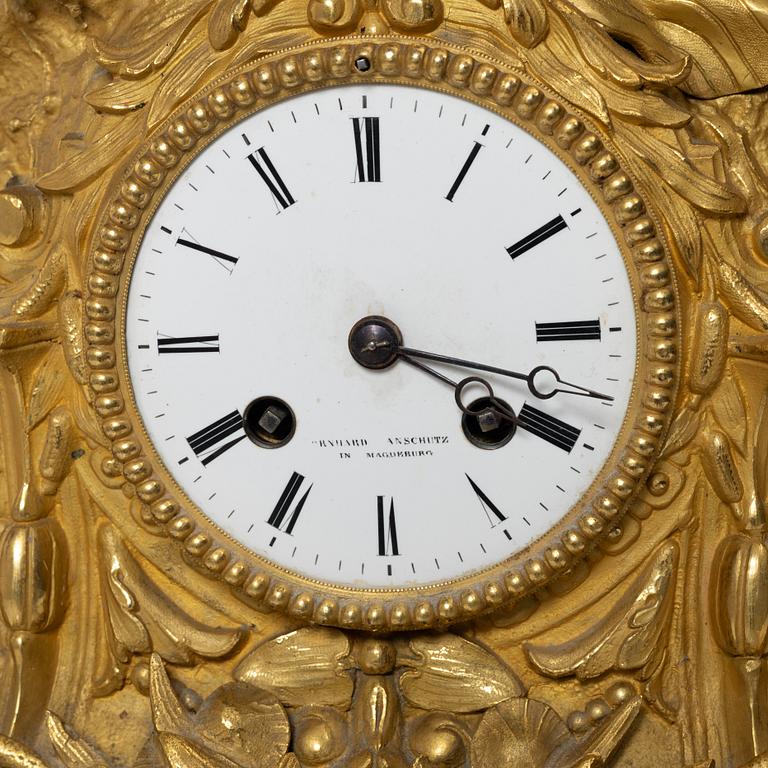 Bordspendyl, brons, 1800-tal.