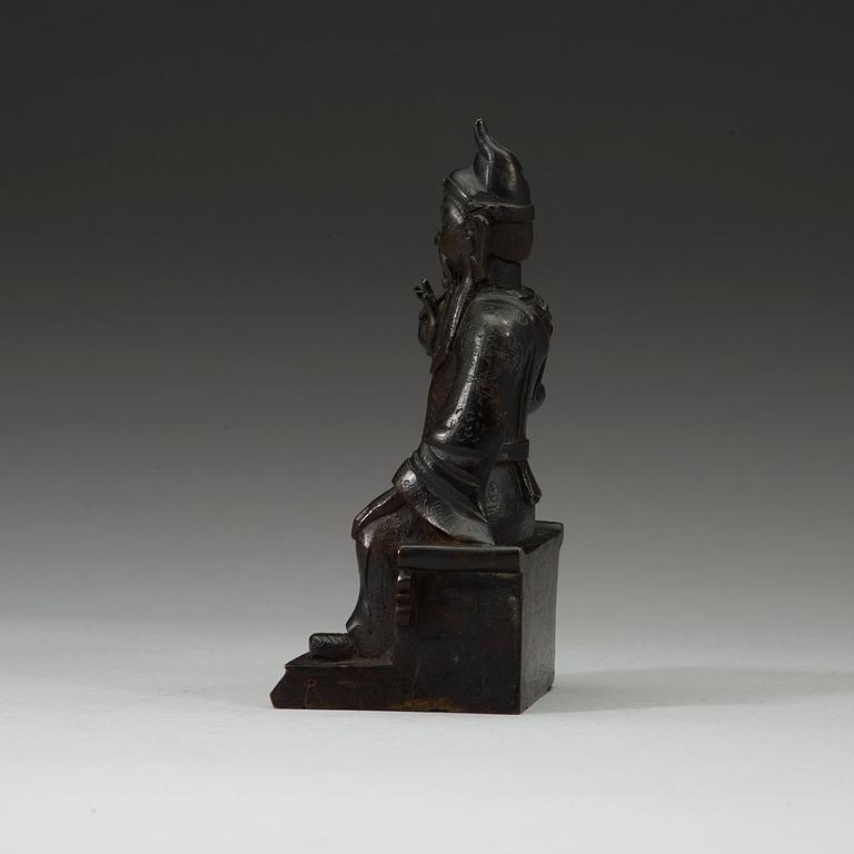 FIGURIN, brons, Qingdynastin, 1800-tal.