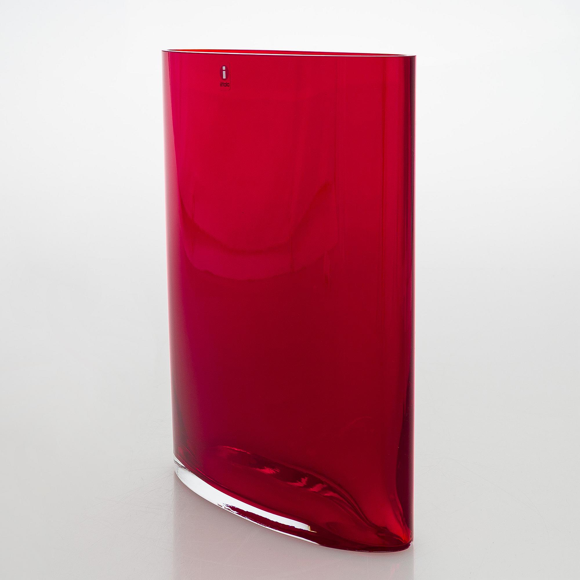 Tapio Wirkkala, maljakko, "Ovalis" signeerattu TW Iittala 2008/108.