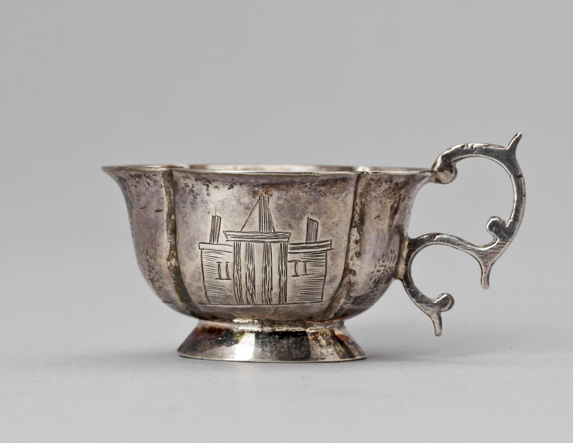 SUPKOPP, silver, Moskva, Ryssland, 1700-tal. Vikt 28 g.