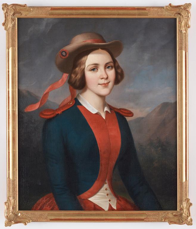 Fransk skola, tidigt 1800-tal, troligen föreställande Jenny Lind (1820-1887).