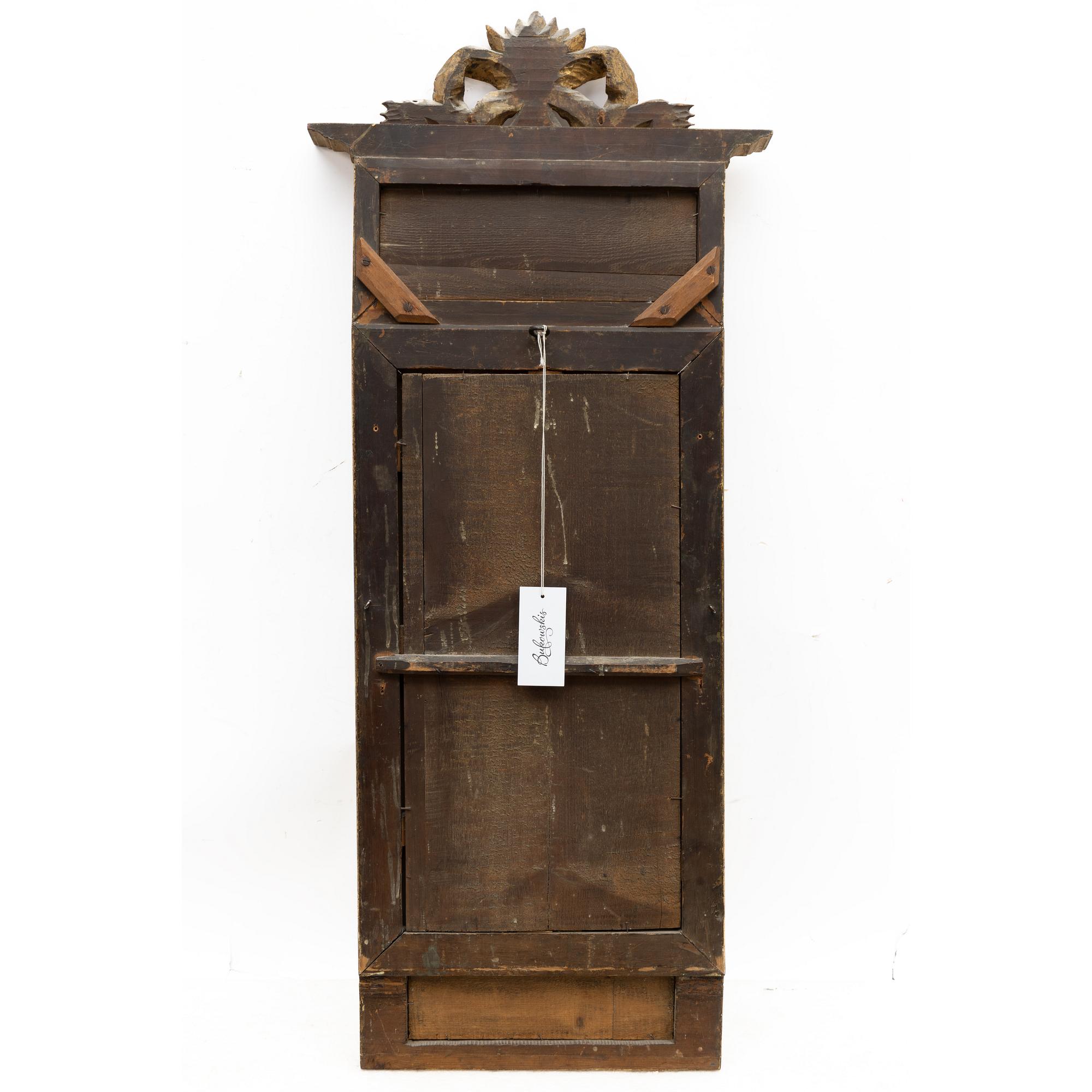 A late-Gustavian mirror, Sweden, around 1800.