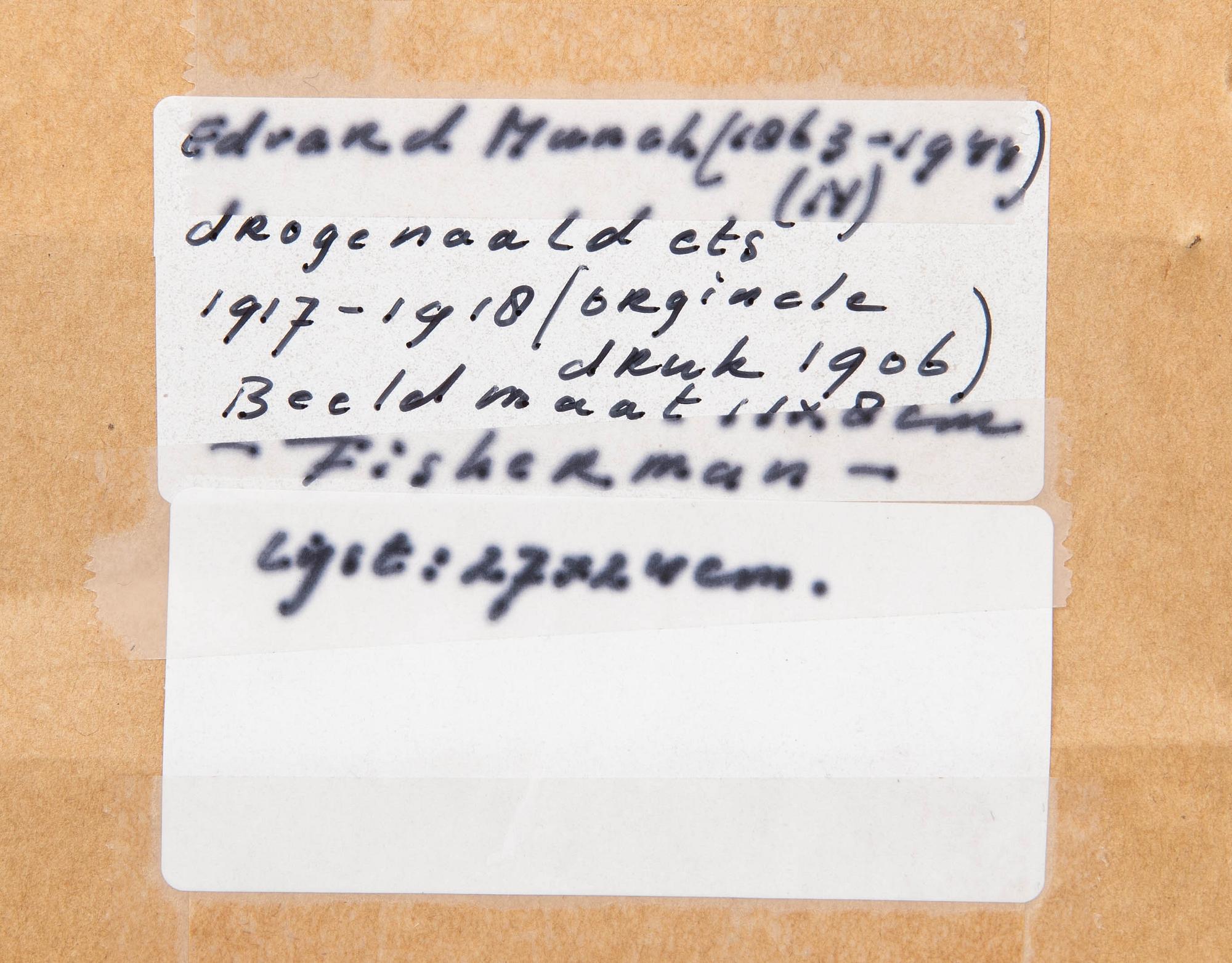 Edvard Munch, Manshuvud.