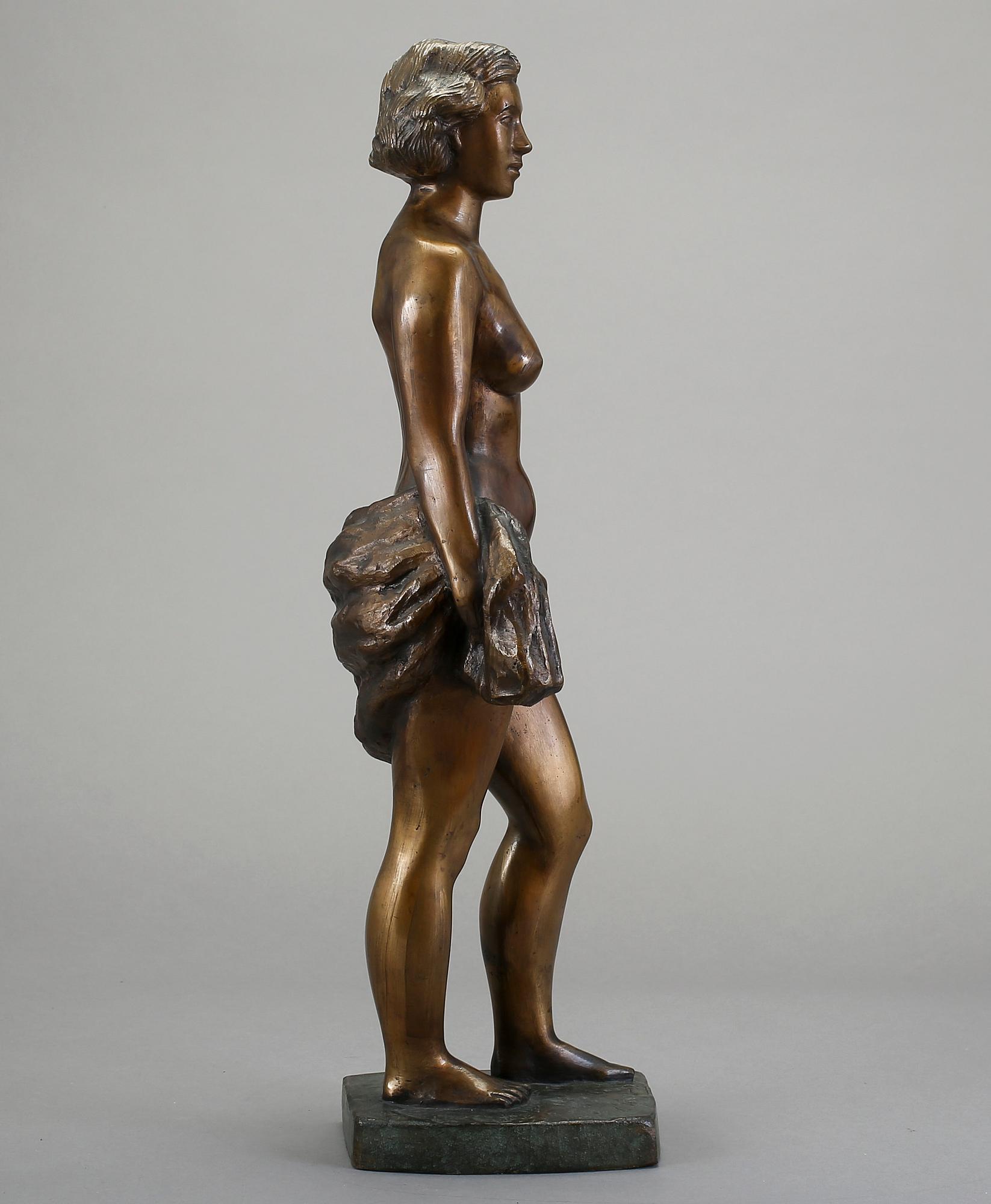 THURE THÖRN, skulptur, brons, sign och daterad -50.