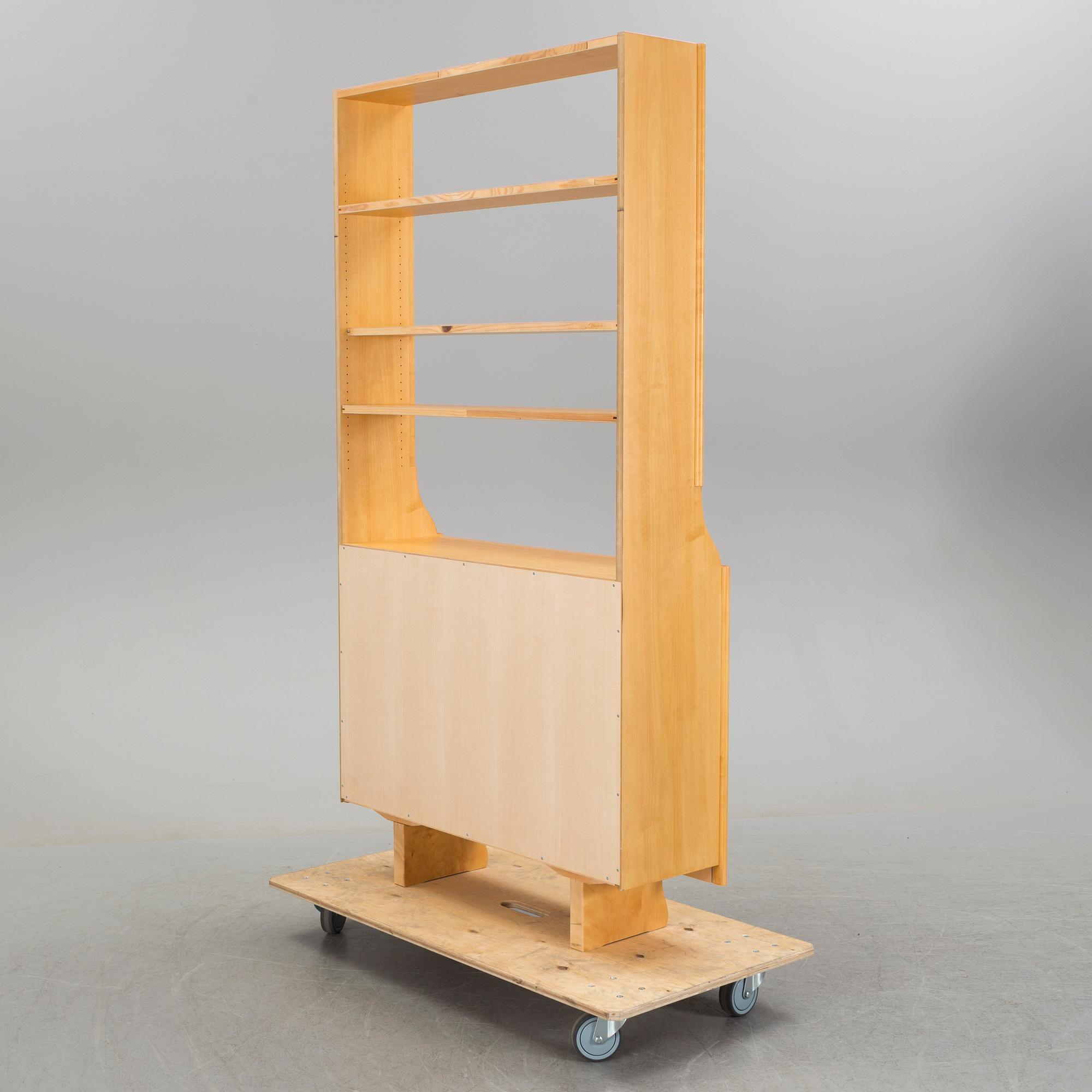 CARL MALMSTEN, bokhylla, Möbelsnickare Stefan Olsson, Gotland.