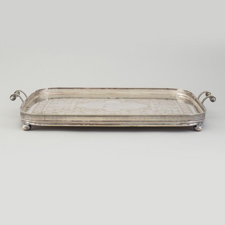 BRICKA, pläter, Thomas White, Sheffield, 1800-talets andra hälft.
