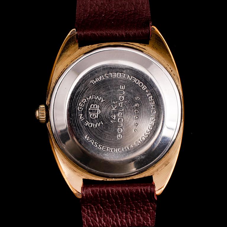 ARMBANDSUR, Glashütte, Spezimatic 28 rubis, 1960-/70-tal.