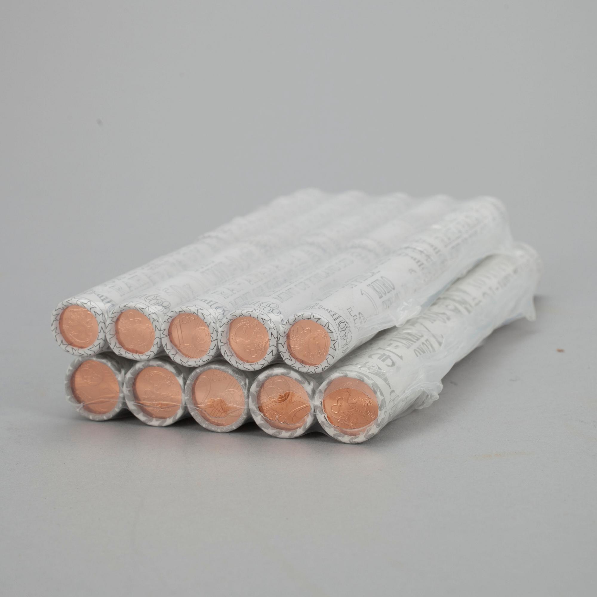 MYNT, 20x50 st, design Heikki Häiväoja / Luc Luycx, Myntverket i Finland.