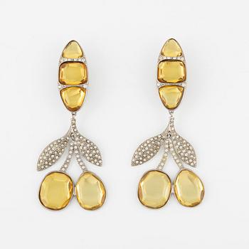 Yves Saint Laurent, earrings, vintage.