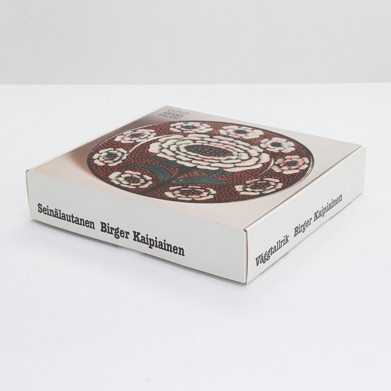 Birger Kaipiainen, vati, posliini, "Fiori" 395/2000, Arabia 1983.