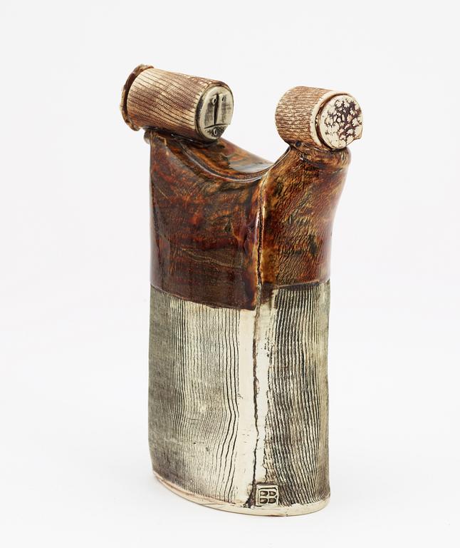 A Bengt Berglund stoneware sculpture, Gustavsberg studio.