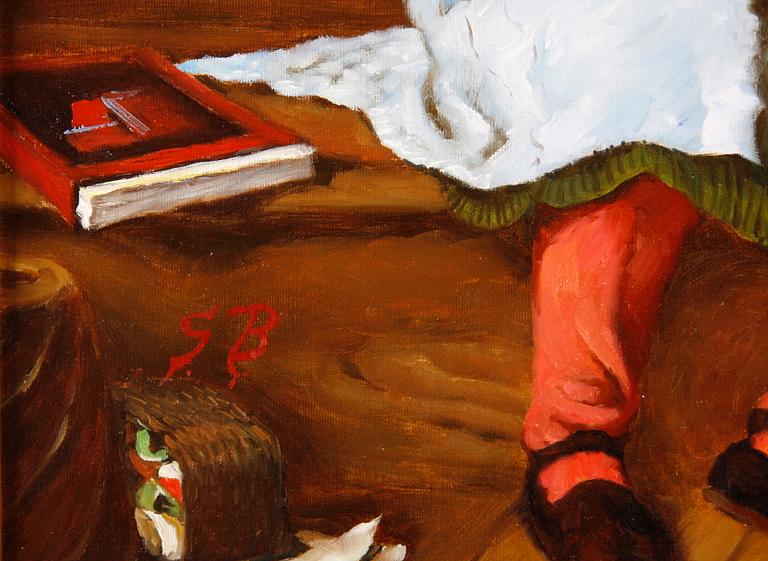 BERNHARD, GERHARLD, olja på duk, monogramsign.