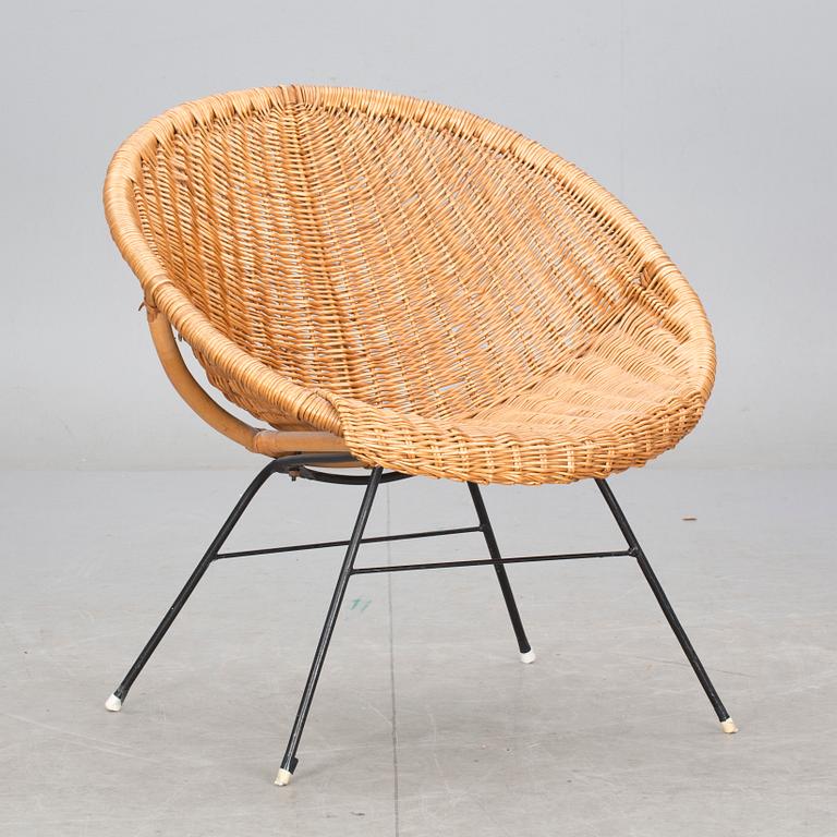 KORGFÅTÖLJ, 1900-talets andra hälft.