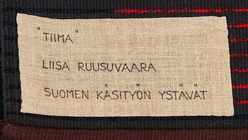 Liisa Ruusuvuori, A Finnish long pile Ryijy Rug, for Friends of Finnish Handicraft. Circa 145 x105 cm.