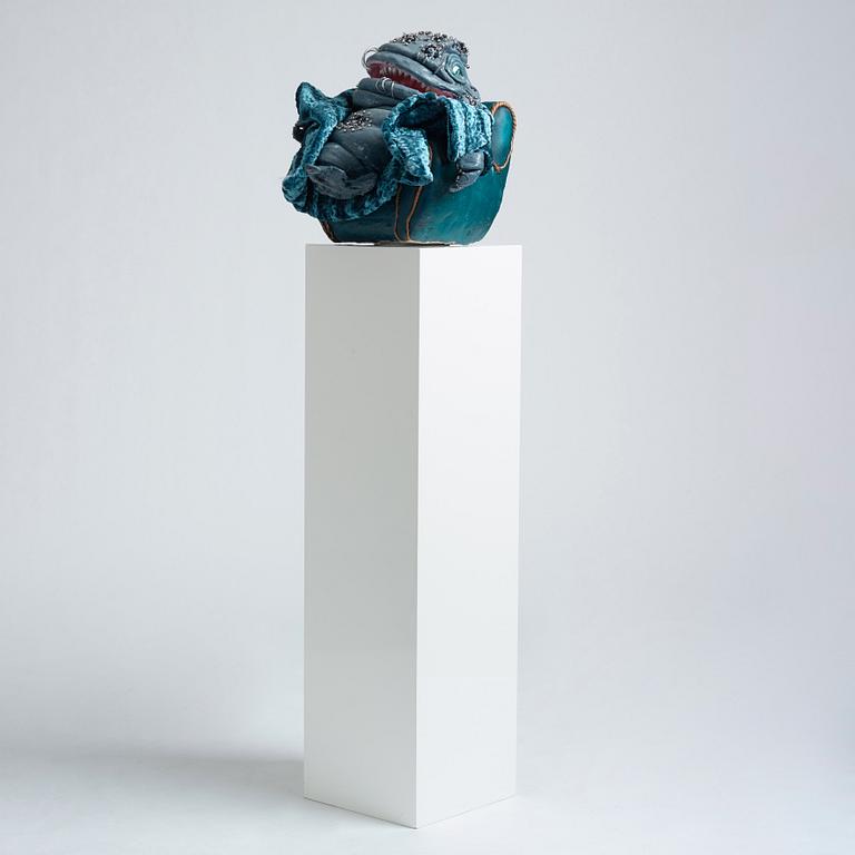 Nathalie Djurberg & Hans Berg, "Whale in Armchair" from "Worship".