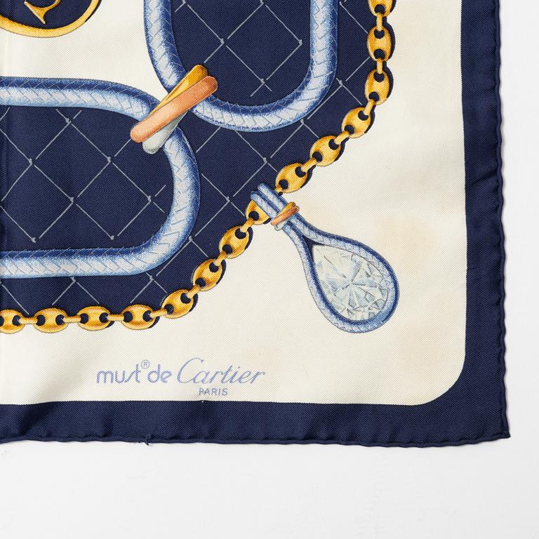 Cartier, scarf.