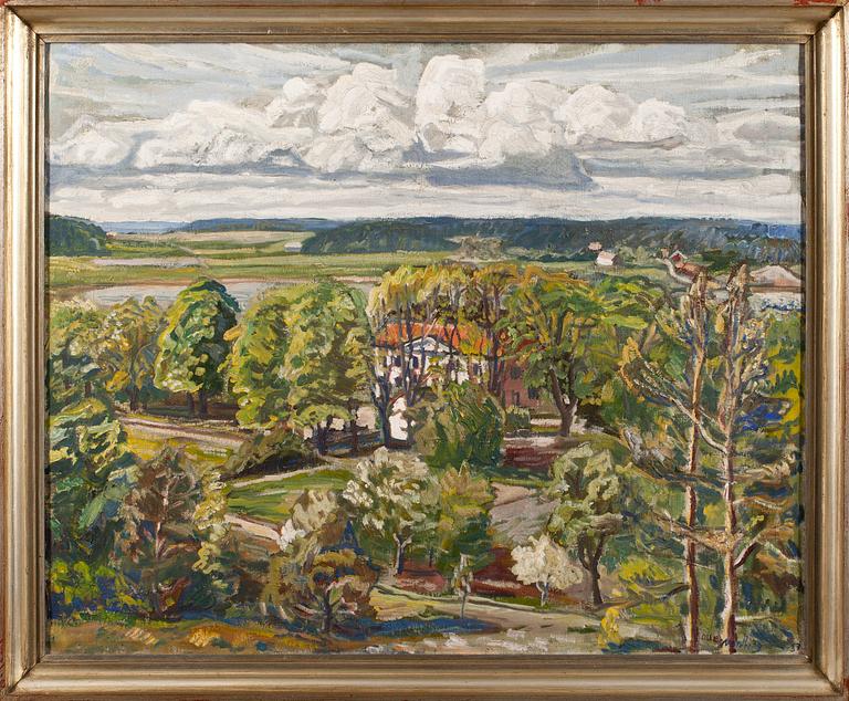 OLLE NORDBERG, olja på duk, signerad.