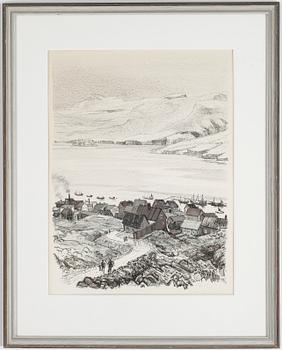 Roland Svensson · ROLAND SVENSSON, färglitografi, signerad och numrerad 197/350.